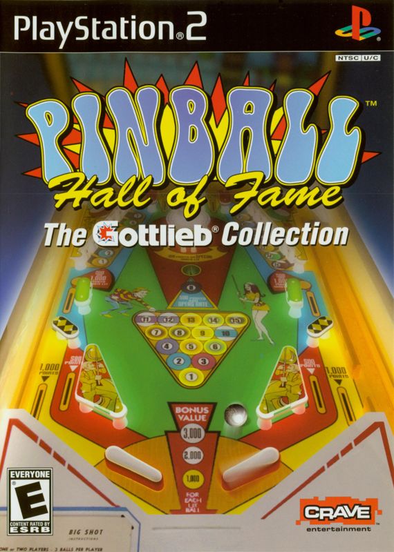 Pinball Hall of Fame box art for Playstation 2
